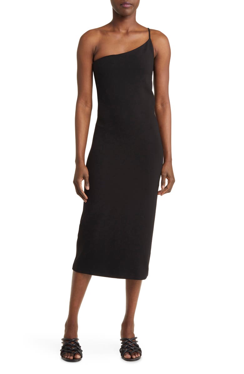 rag & bone Irina One-Shoulder Ponte Knit Dress, Main, color, 