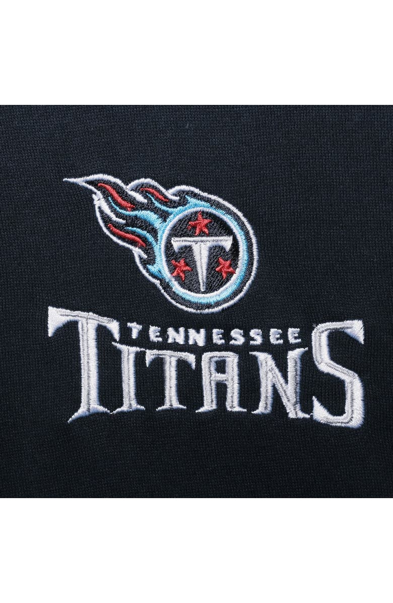 DUNBROOKE Men's Dunbrooke Navy Tennessee Titans Craftsman Thermal-Lined Full-Zip Hoodie, Alternate, color, Navy