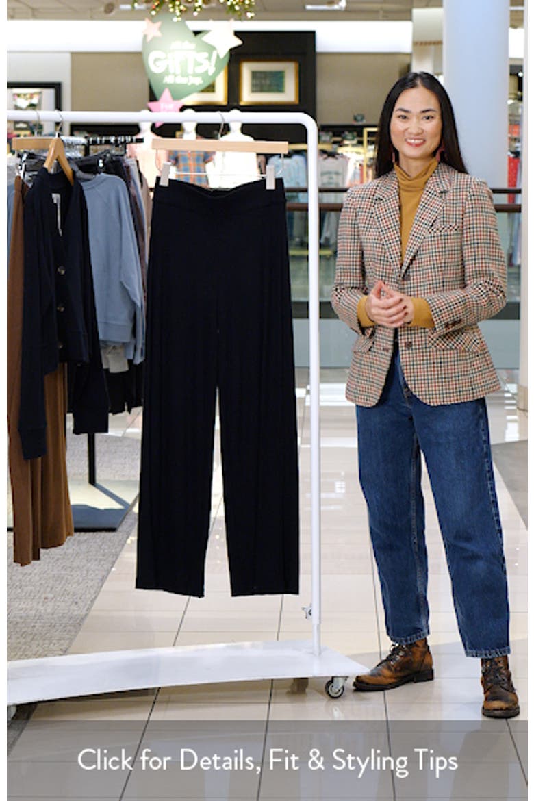 Evening Retreat Rib Wide Leg Pull-On Pants video