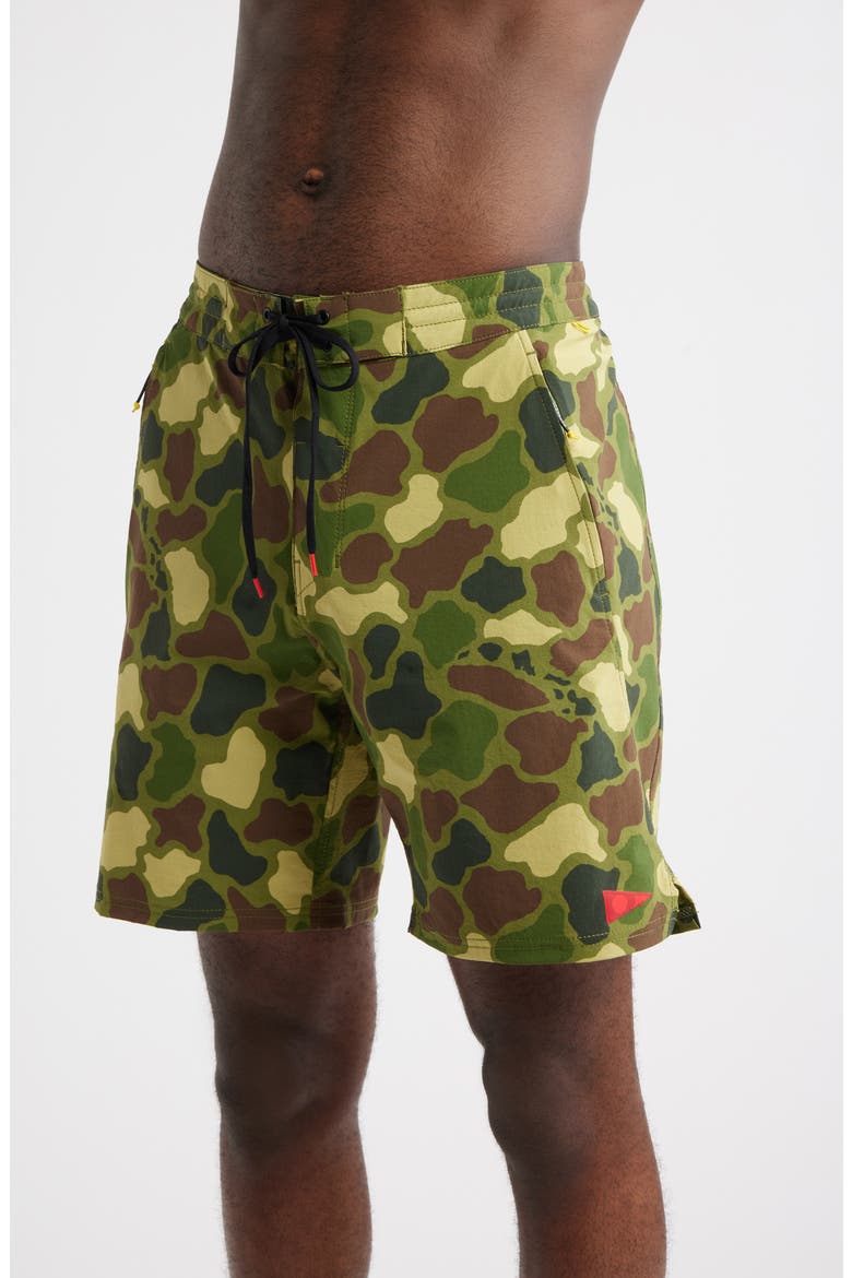 F1 Cordura Utility Shorts, Alternate, color, TROPIC GREEN CAMO