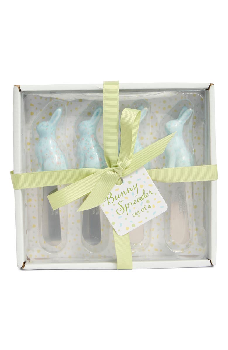 ONE HUNDRED 80 DEGREES 4-Piece Bunny Spreader Knife Set, Alternate, color, Blue