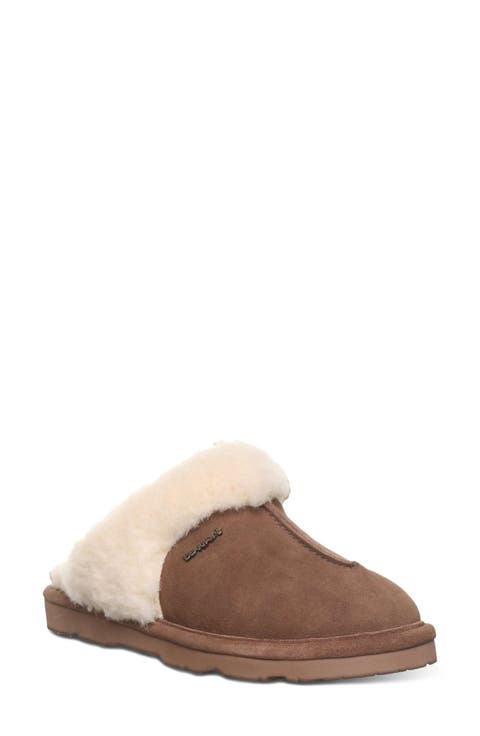 Loketta Genuine Sheepskin Fur Lined Slipper