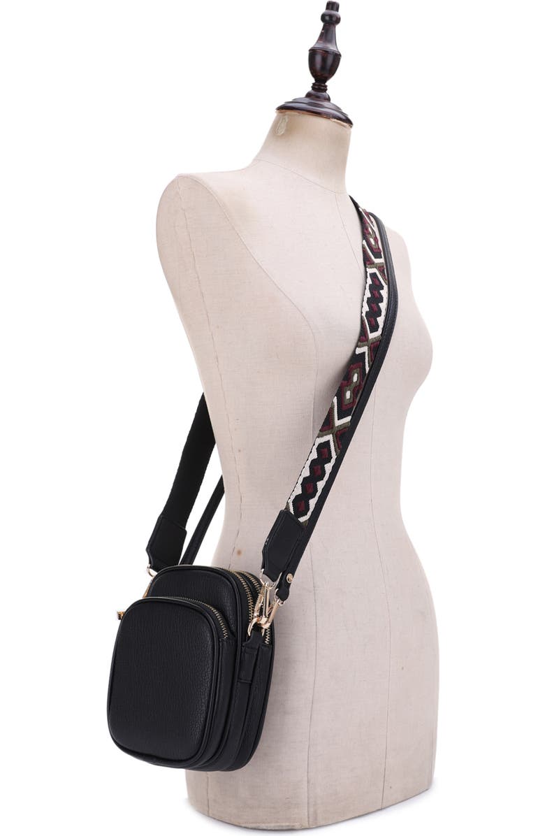 Mali + Lili Josephine Vegan Leather Crossbody Bag, Alternate, color,