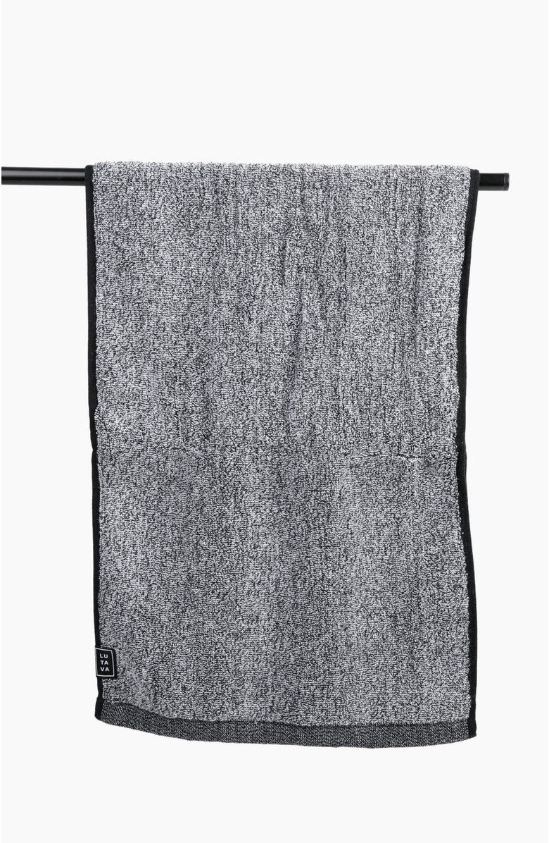 Lutava The Charcoal Activated Fitness Towel - 4 Pack, Alternate, color, Grey Heather