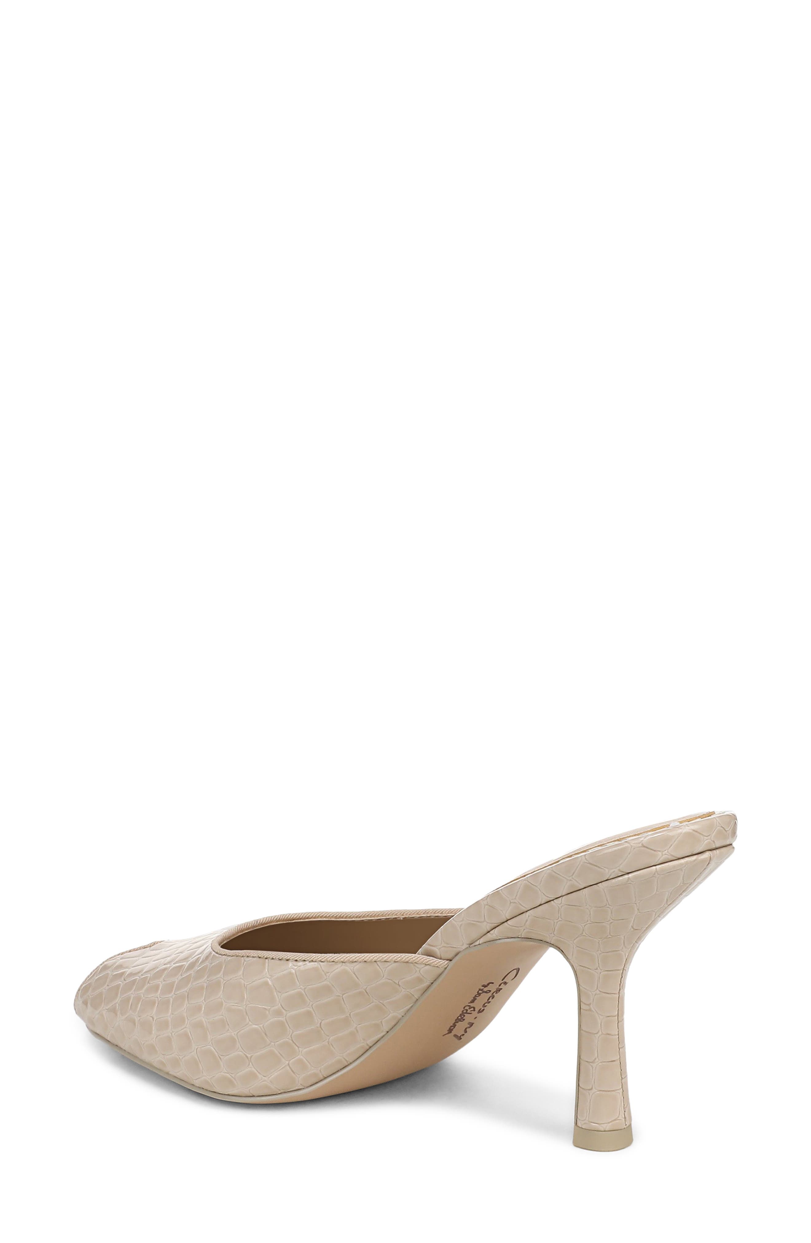 Glenda Peep Toe Slide Sandal, Alternate, color, DARK VANILLA BEAN
