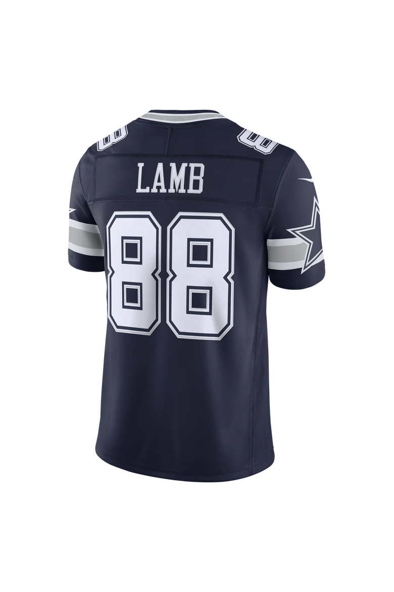 Men's Nike CeeDee Lamb Navy Dallas Cowboys Team Vapor F.U.S.E. Stitched Limited Jersey, Alternate, color, Navy