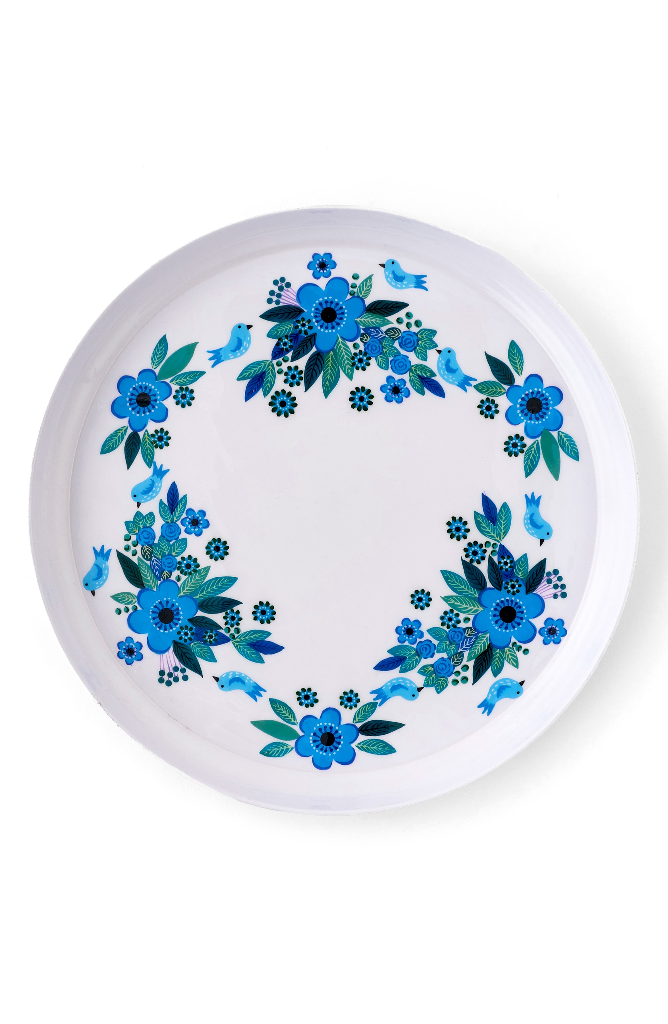 ONE HUNDRED 80 DEGREES Round Enamel Decorative Tray | Nordstromrack