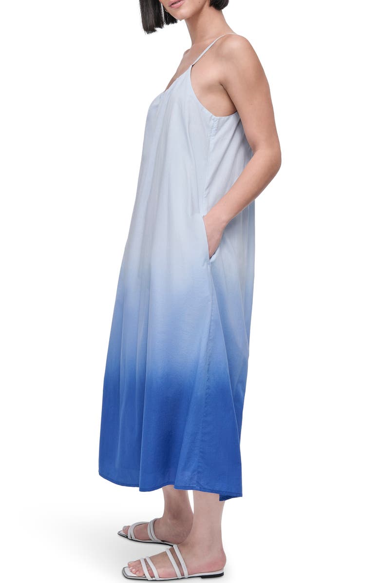 DKNY Dip Dye Cotton Voile Dress, Alternate, color, 
