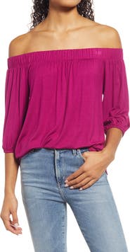 Loveappella Off the Shoulder Top