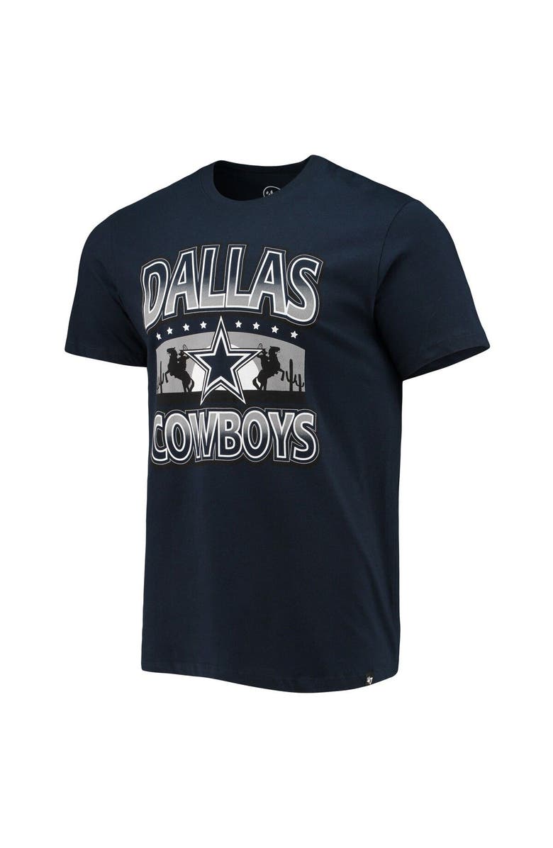 '47 Men's '47 Navy Dallas Cowboys Local T-Shirt, Alternate, color,