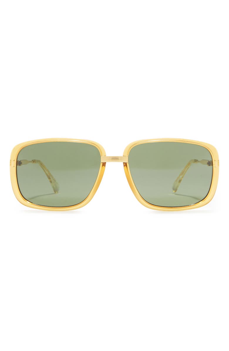 Gucci 61mm Square Sunglasses, Main, color,