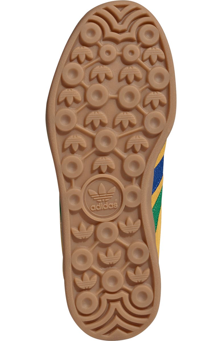 adidas x FIFA Kids' Gazelle Indoor Sneaker, Alternate, color, Yellow/ Royal/ Green