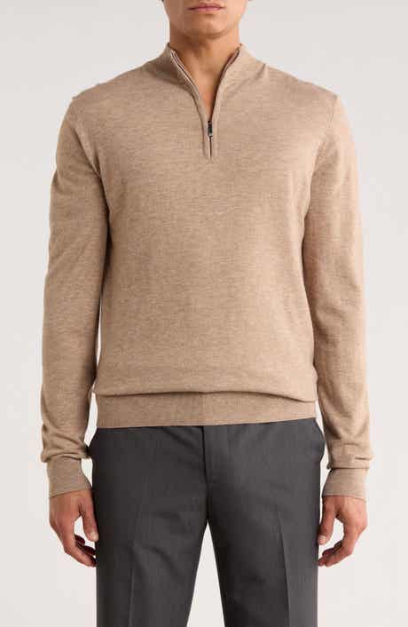 Robert Barakett Daniel Half Zip Pullover Sweater