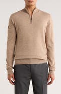 Robert Barakett Daniel Half Zip Pullover Sweater