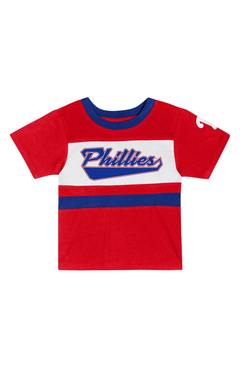 Outerstuff Youth Red Philadelphia Phillies Bonus Balls T-Shirt & Shorts Set, Alternate, color, Red