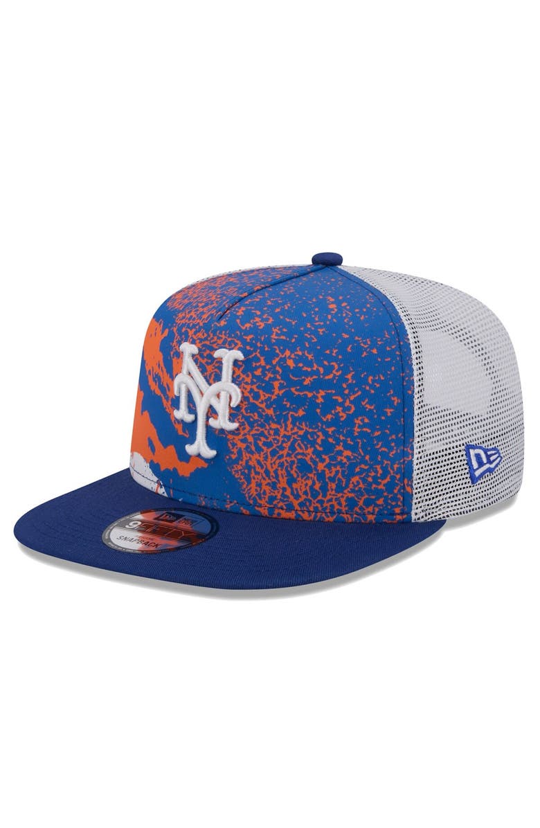 New Era Men's New Era Royal New York Mets Court Sport 9FIFTY Snapback Hat, Main, color,