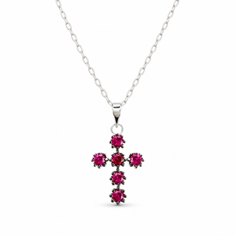 The Bailey Mini Cross Necklace