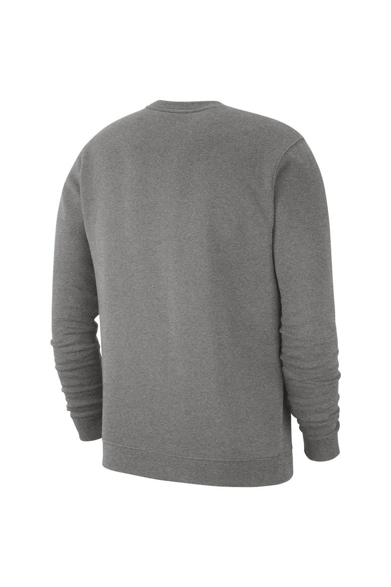 Men's Nike Heather Gray Florida Gators Club Fleece Sweatshirt, Alternate, color, Heather Gray