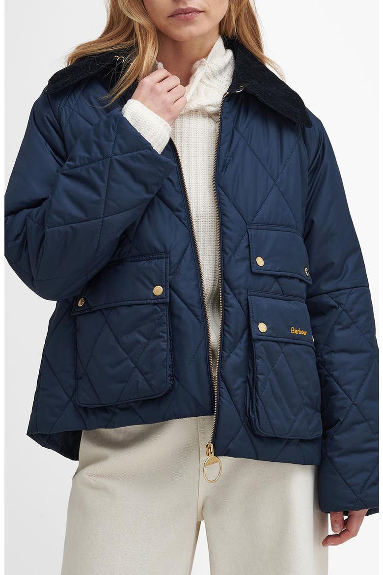 Milby Colorblock Quilted Jacket, Main, color, NAVY/CLASSIC