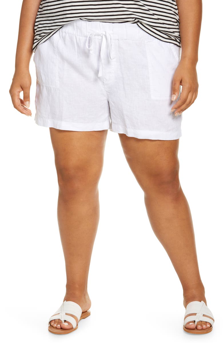 Caslon<sup>®</sup> Linen Shorts, Main, color, 