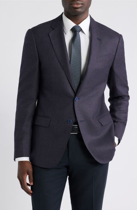 Micro Box Virgin Wool Sport Coat