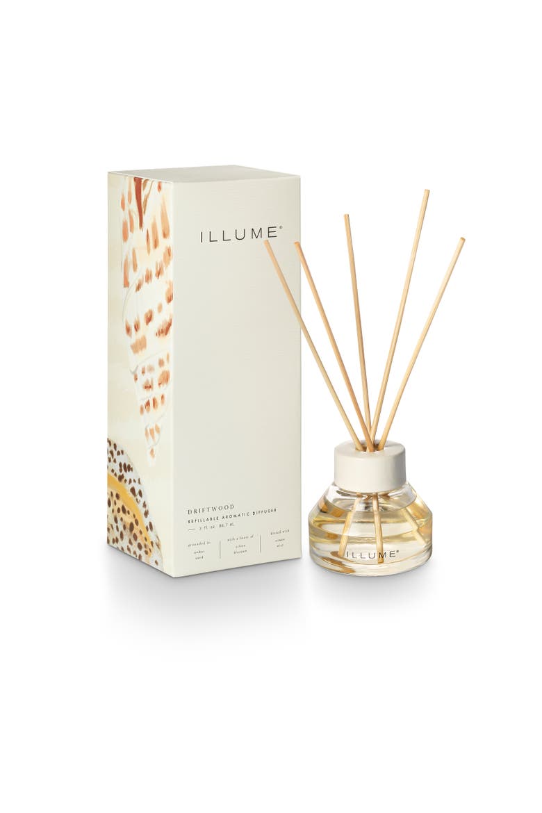 Beautifully Done Driftwood Refillable Aromatic Diffuser, Main, color, Ivory