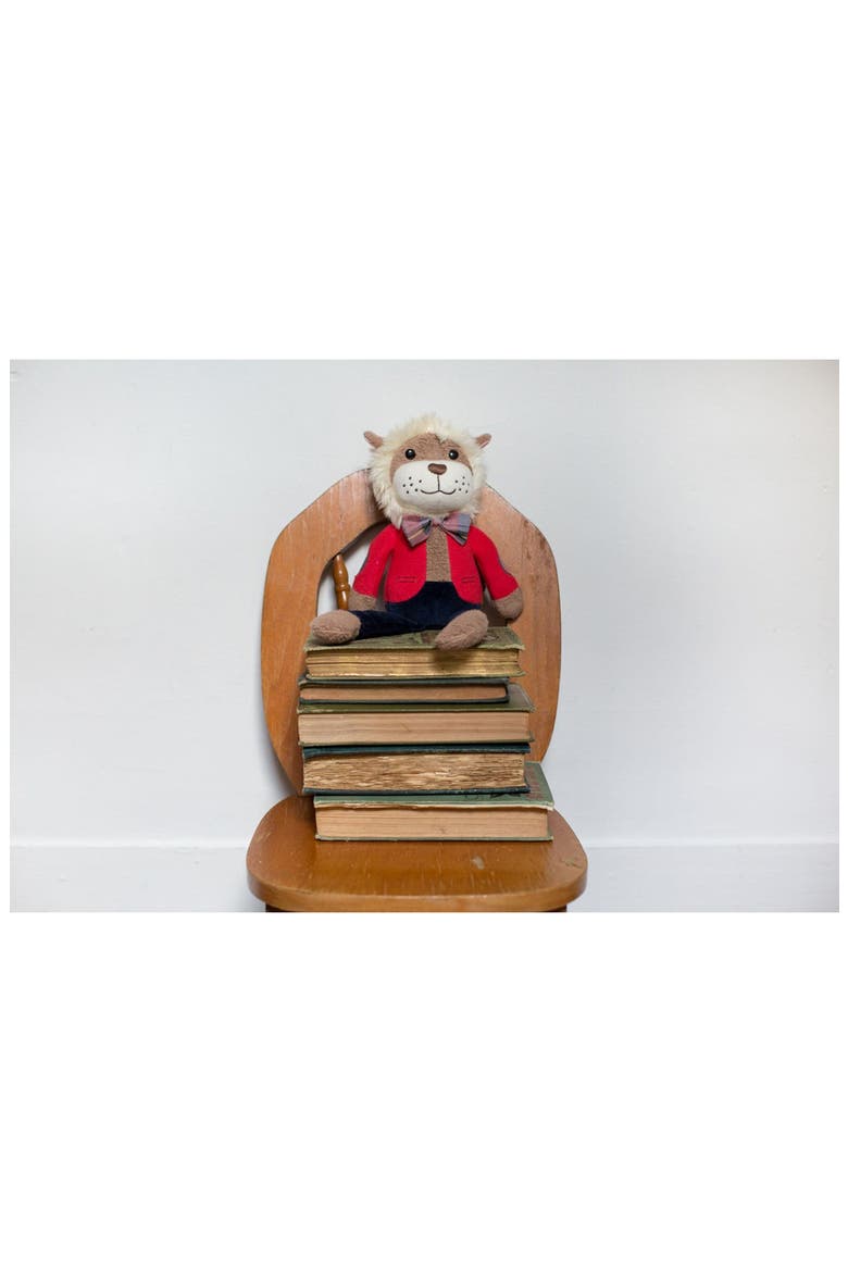 City Pal Organic Cotton Stuffed Animal, Alternate, color, PROFESSOR DANDY LION