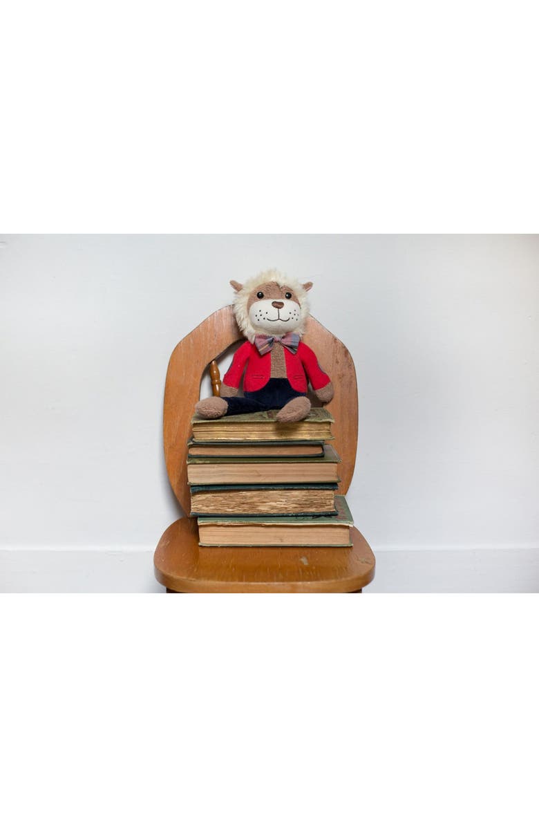 APPLE PARK City Pal Organic Cotton Stuffed Animal, Alternate, color, Professor Dandy Lion