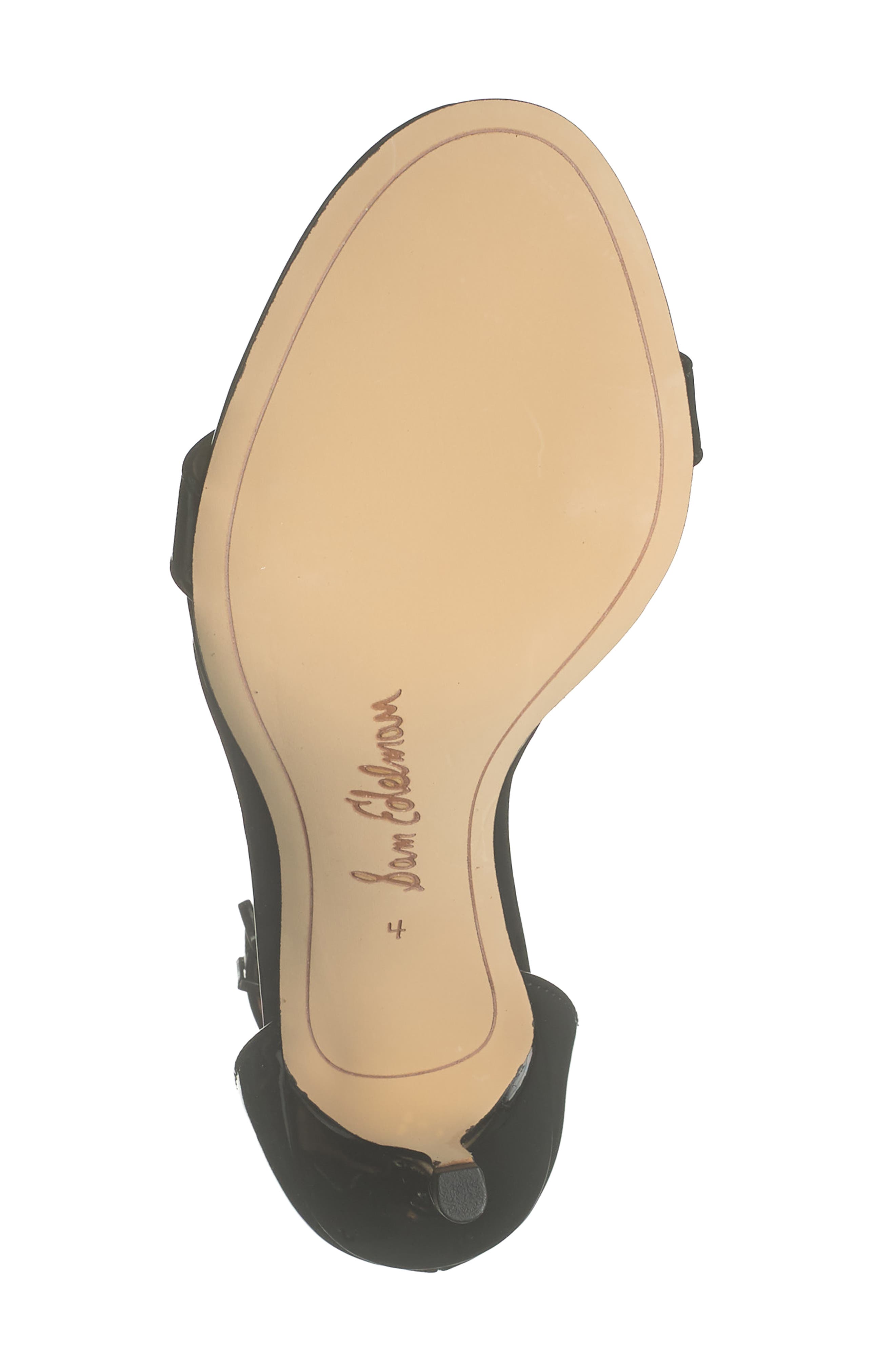 Sam Edelman Patti Ankle Strap Sandal, Alternate, color, Black