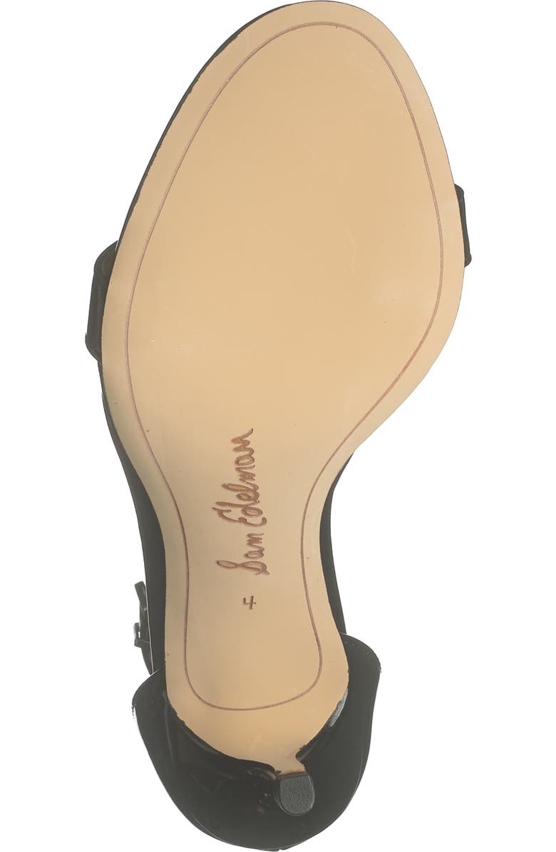 Sam Edelman Patti Ankle Strap Sandal, Alternate, color, Black