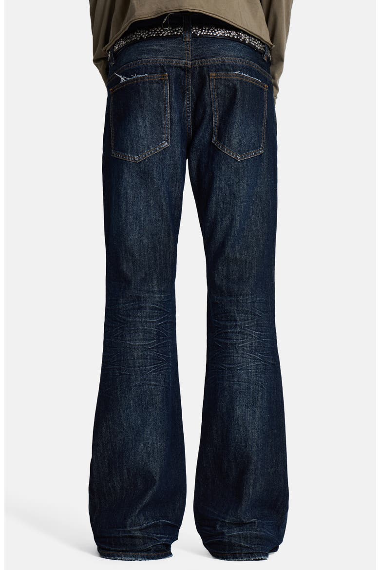 Coated Jude Flare Leg Jeans, Alternate, color, DENIM