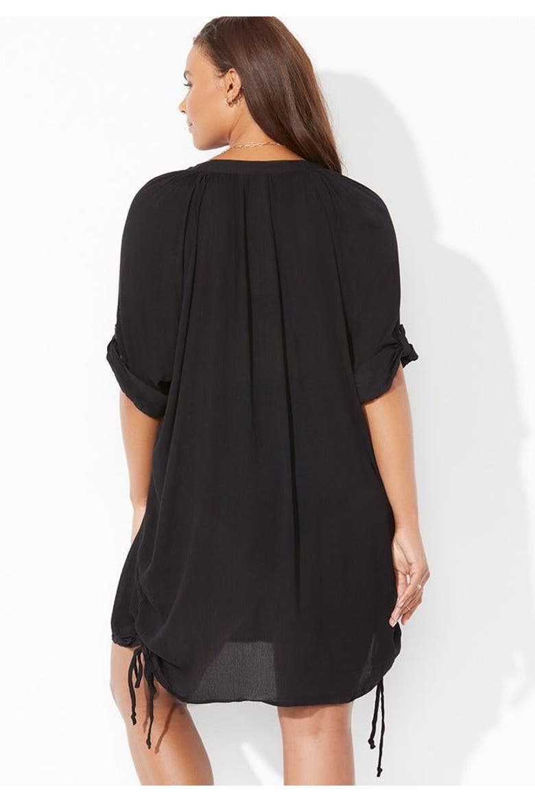 Abigail Cover Up Tunic, Alternate, color, Black