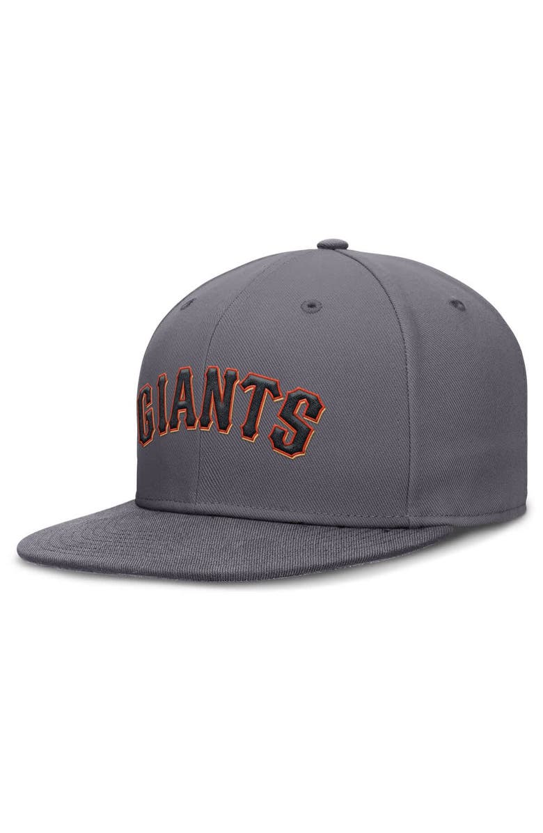 Nike Men's Nike Gray San Francisco Giants Performance True Fitted Hat, Main, color, Gray