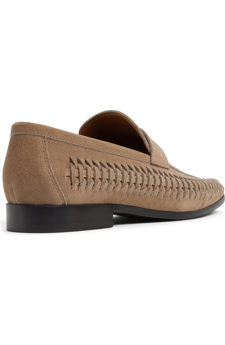 ALDO Danilo Woven Penny Loafer, Alternate, color, Taupe