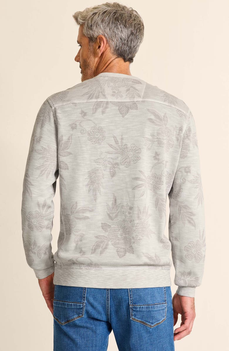 Tommy Bahama Tobago Bay Blooms Floral Sweatshirt, Alternate, color, Featherstone