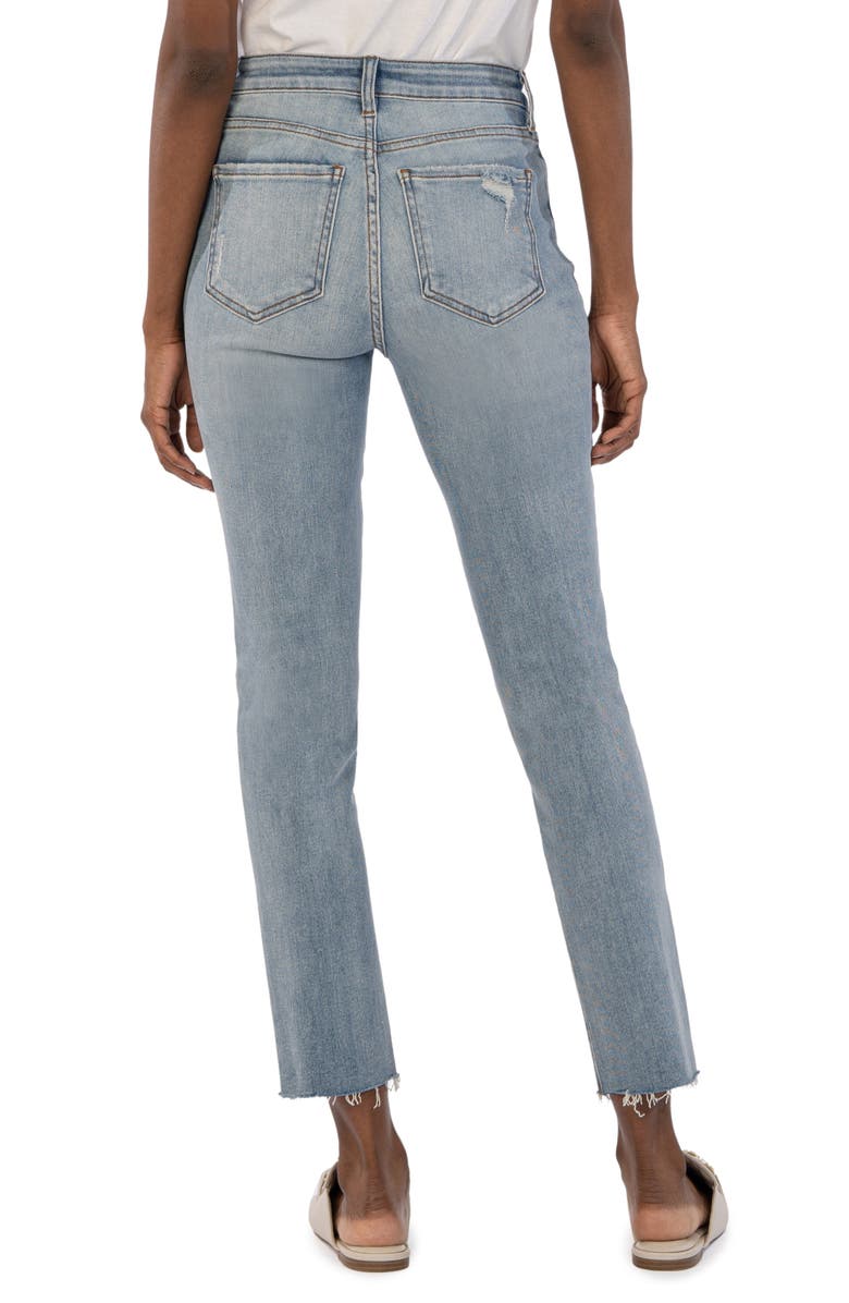KUT from the Kloth Reese Fab Ab High Waist Ankle Straight Leg Jeans, Alternate, color,