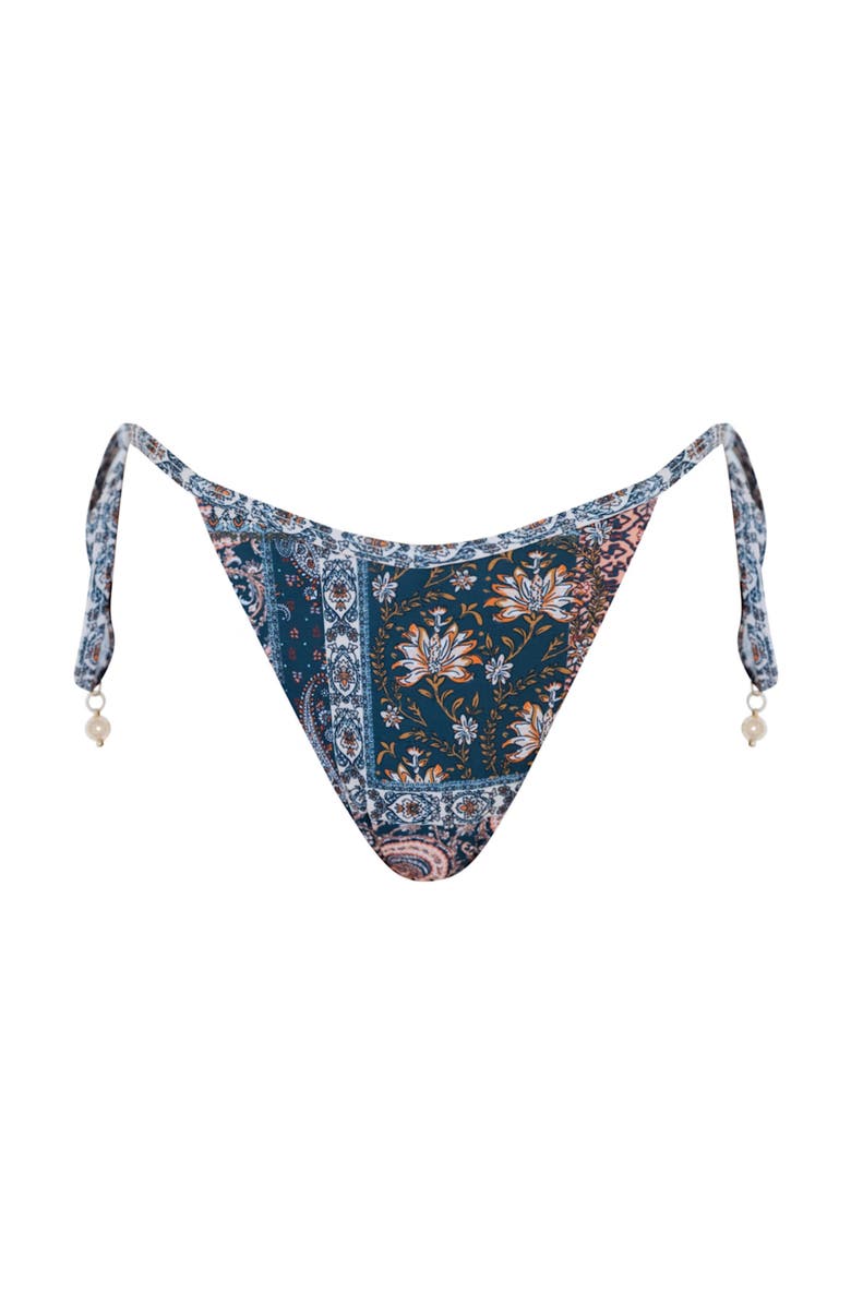 Ivy Swimwear Ellie Bikini Bottom, Main, color, Navy Mosaic