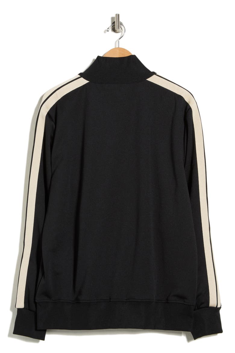 Monogram Track Jacket, Alternate, color, BLACK WHITE