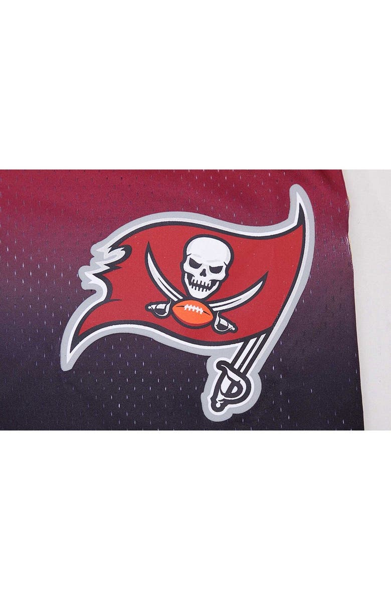 PRO STANDARD Men's Pro Standard Black/Red Tampa Bay Buccaneers Ombre Mesh Shorts, Alternate, color, Black
