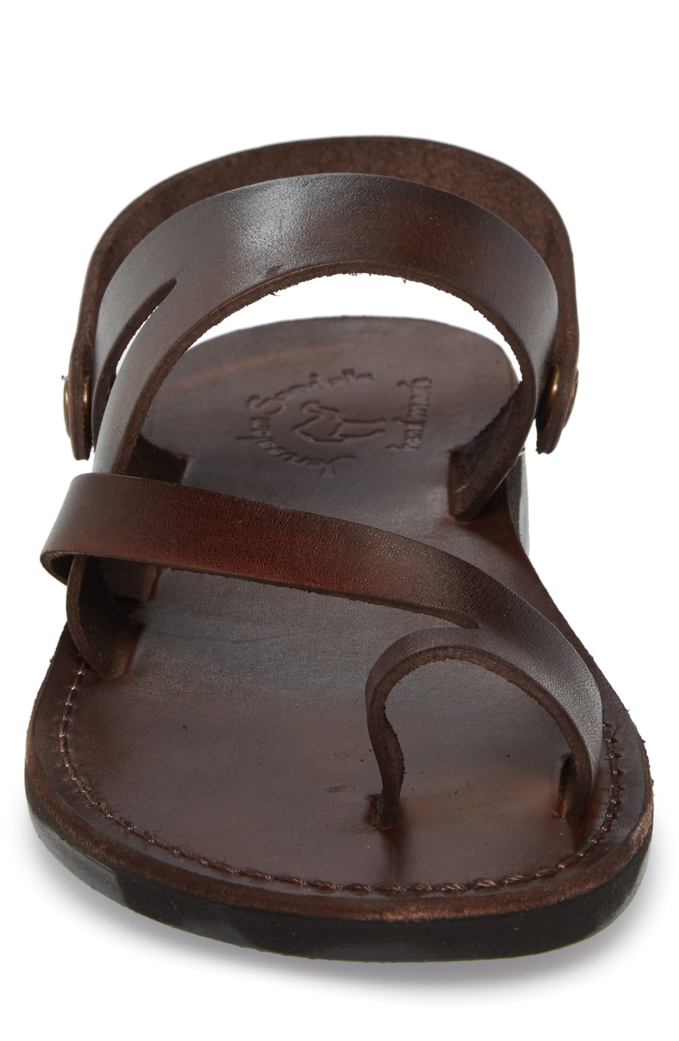 Benjamin Sandal, Alternate, color, BROWN LEATHER