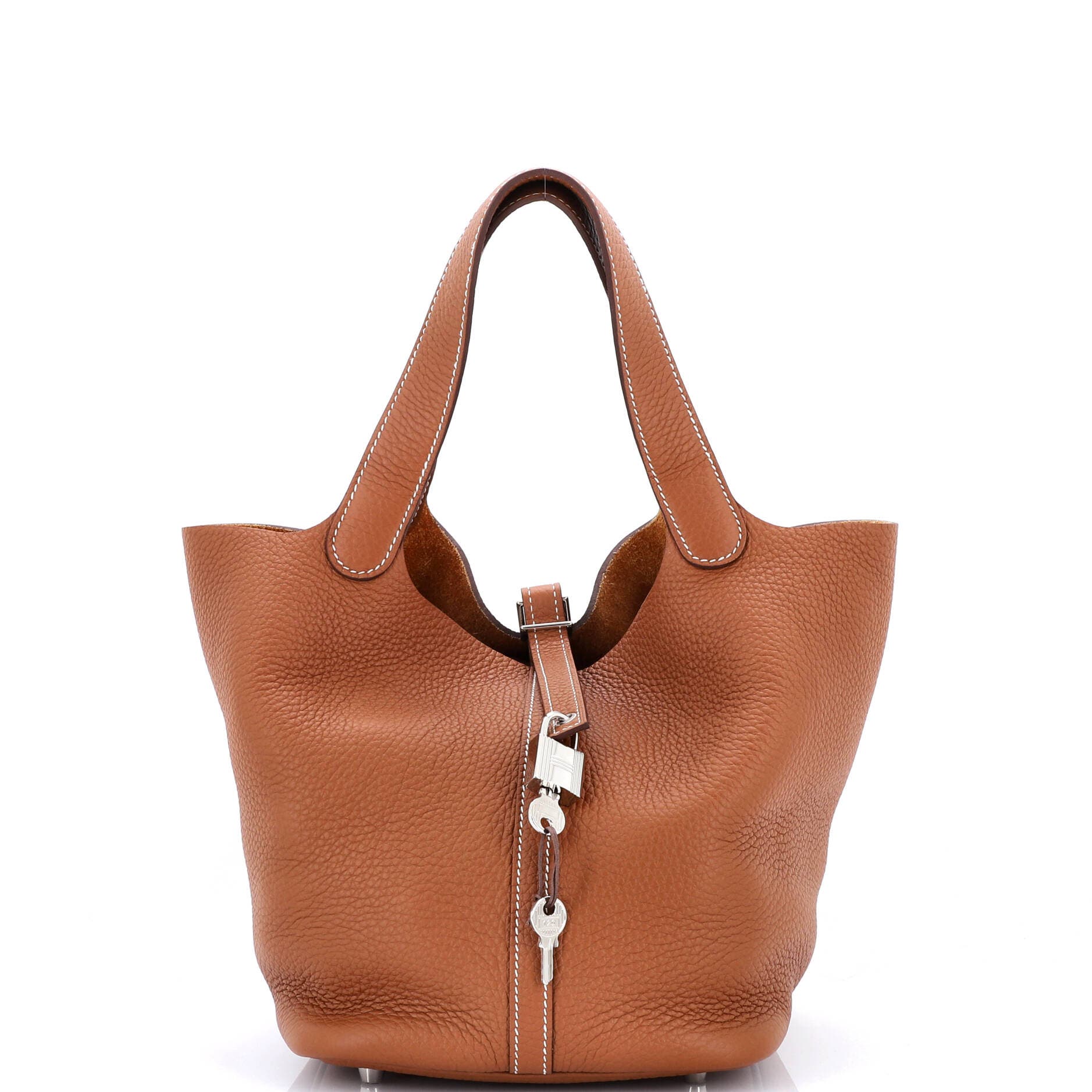 Pre-Owned Hermes Picotin Lock Bag Clemence MM, Alternate, color, 