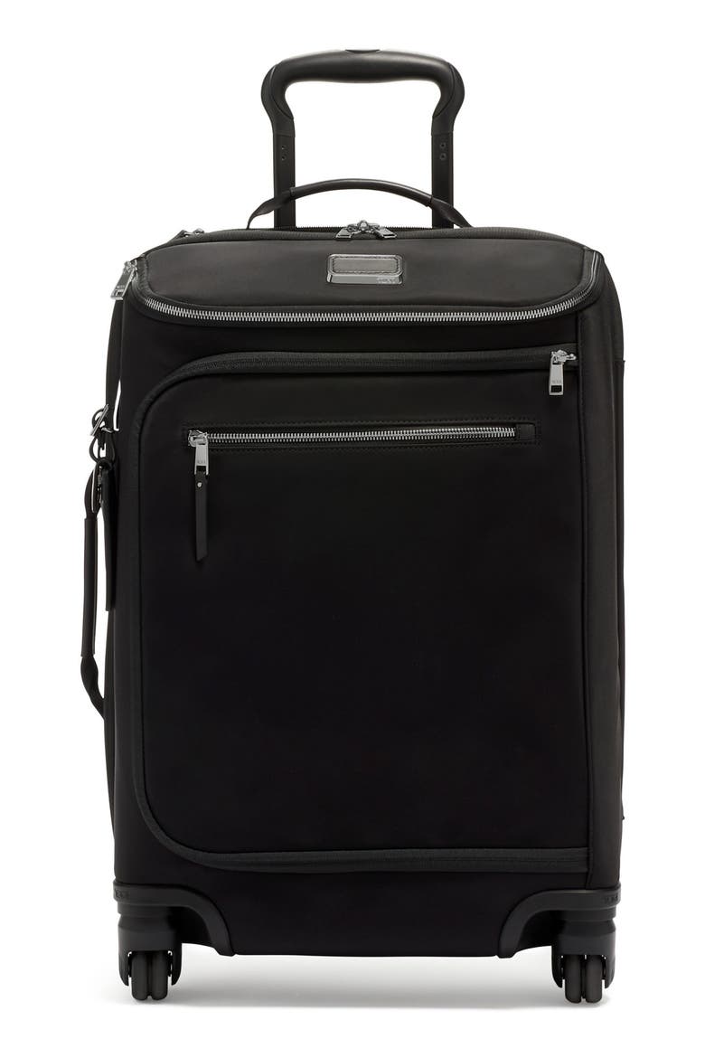 Léger 22-Inch International Wheeled Carry-On, Main, color, BLACK/ GUNMETAL
