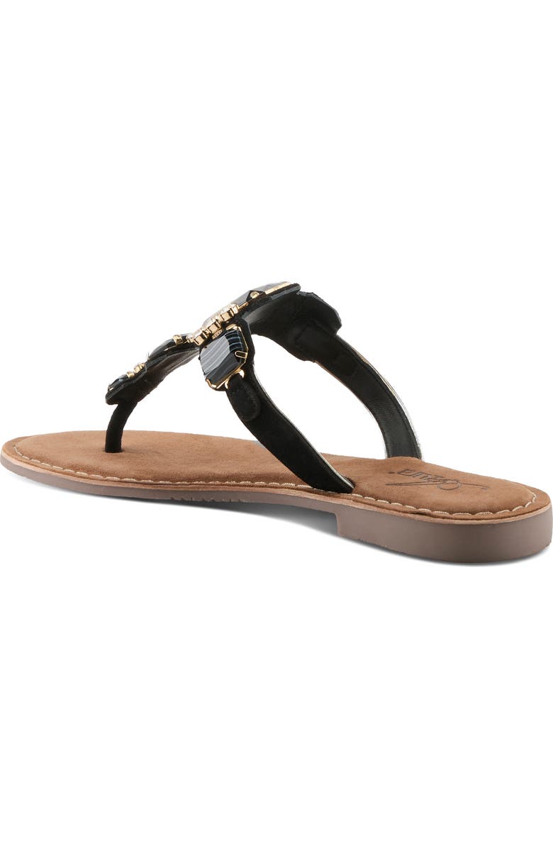 AZURA BY SPRING STEP Agates Sandal, Alternate, color, Black Suede