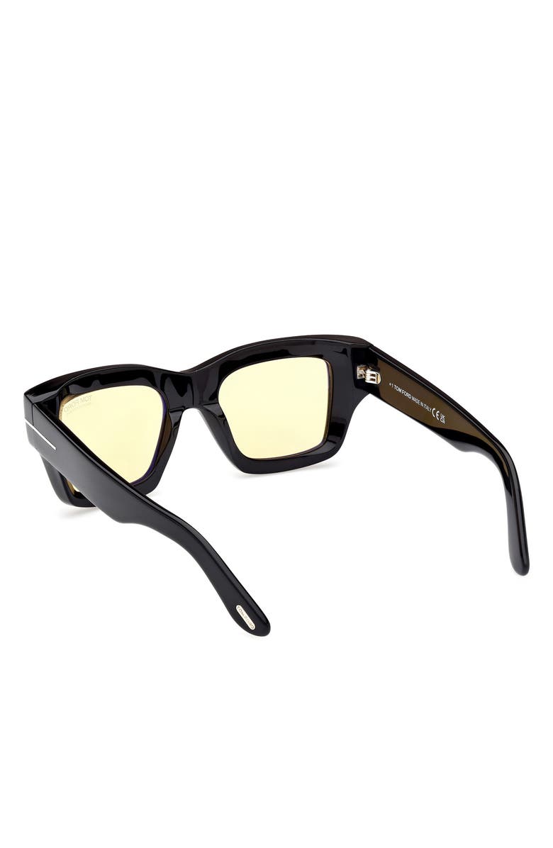 TOM FORD Ilias 50mm Square Sunglasses, Alternate, color, 