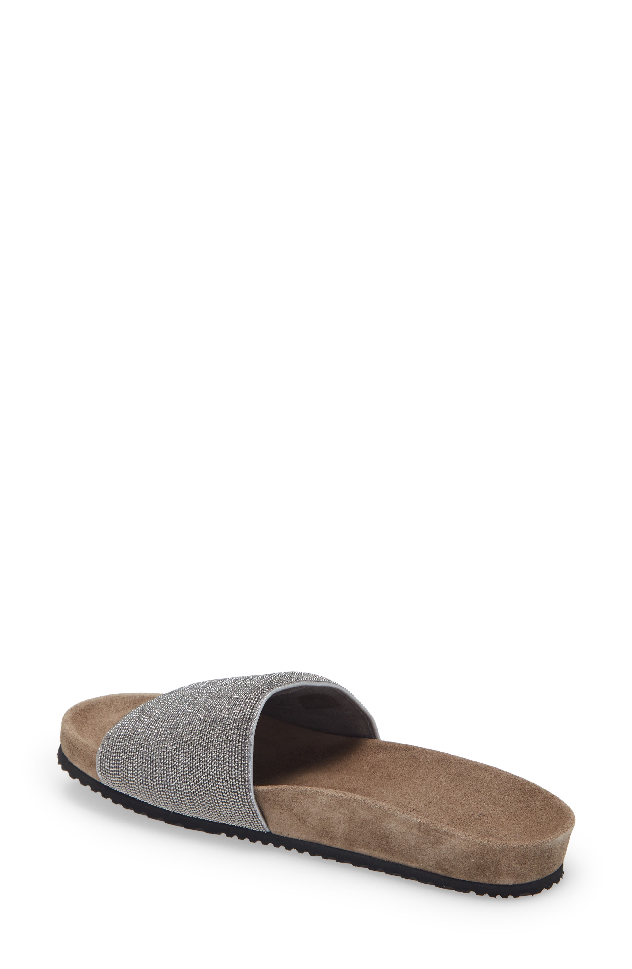 Brunello Cucinelli Monili Slide Sandal, Alternate, color, 