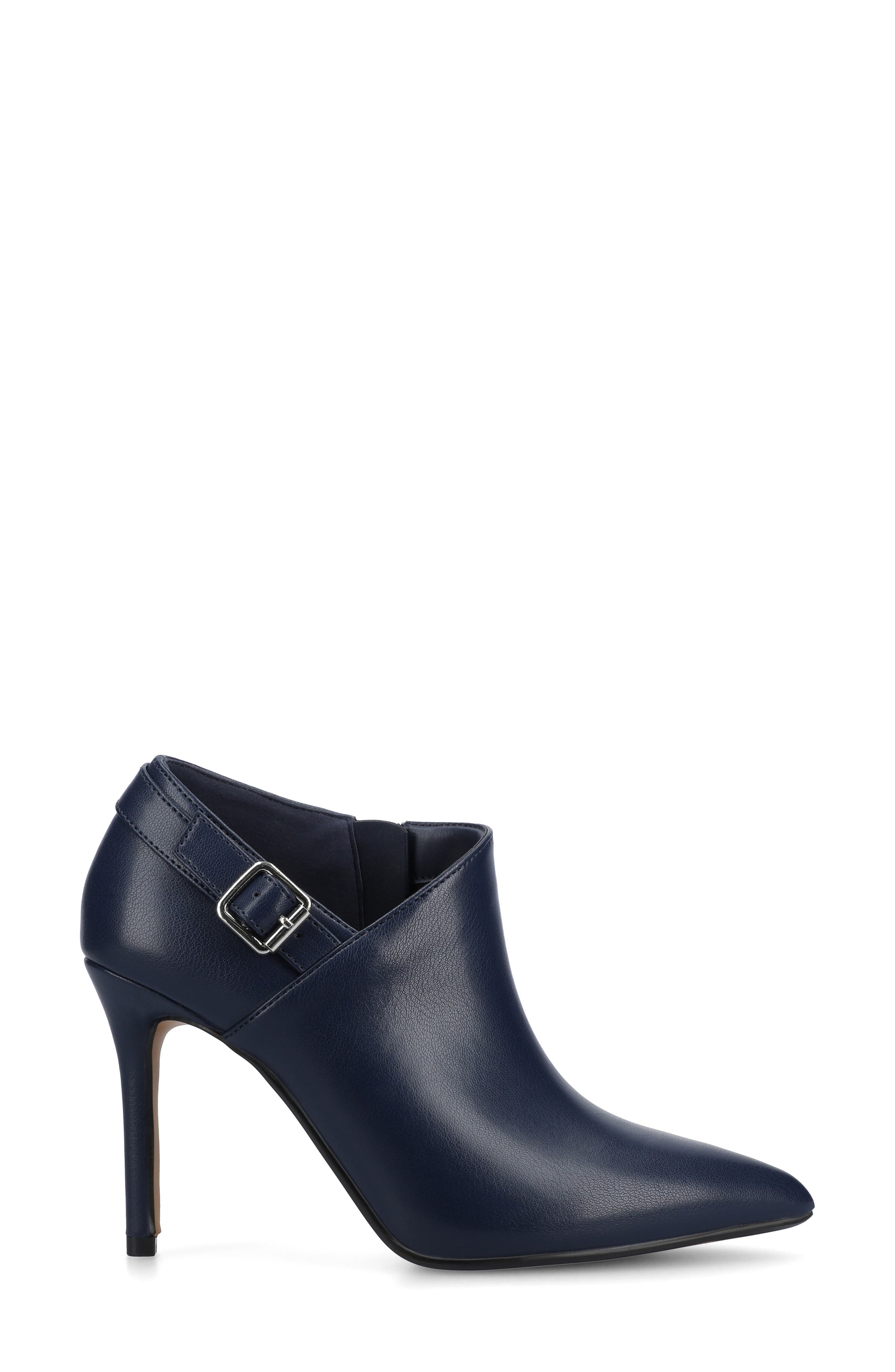 Vondra Spike Heel Ankle Bootie, Alternate, color, NAVY