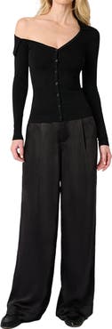 WeWoreWhat Silky Trouser Pant