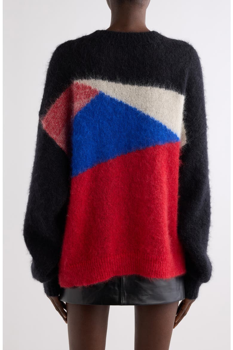 Leoncia Geometric Mohair Blend Sweater, Alternate, color, MULTICOLOR