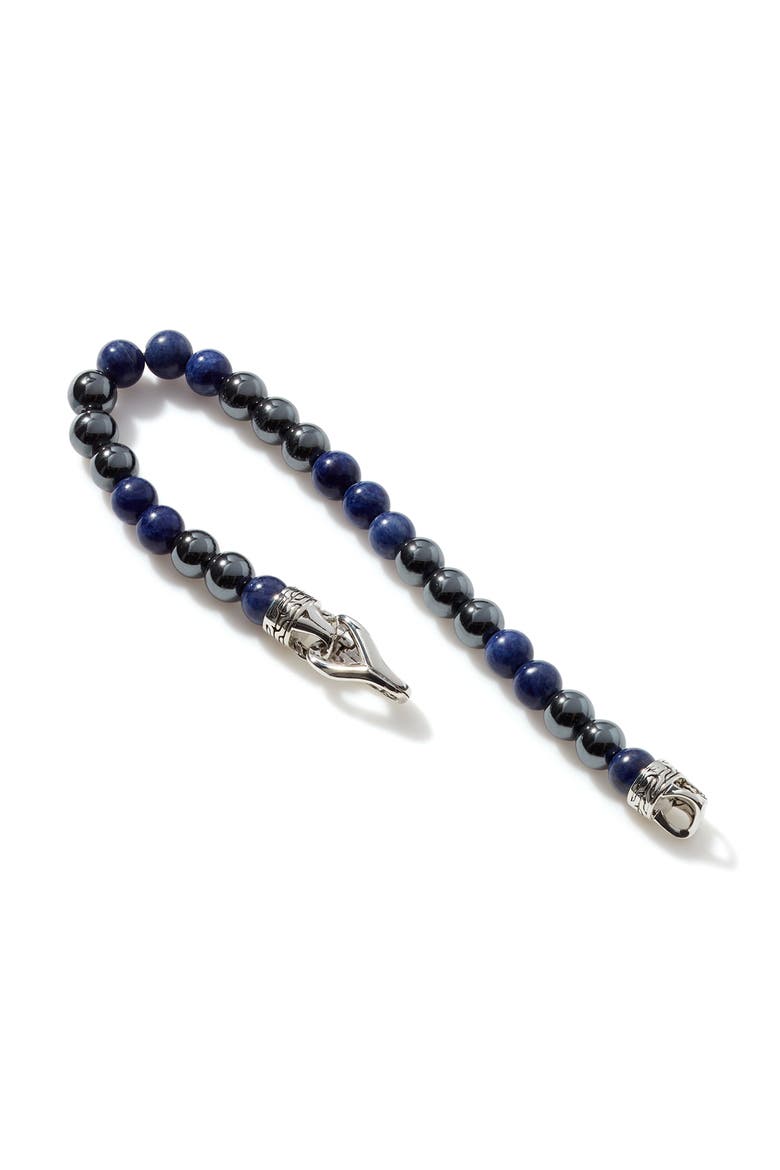 Men's Asli Beaded Bracelet , Alternate, color, SILVER