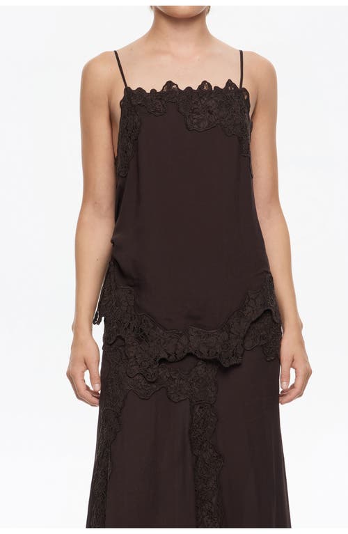 Bimba Y Lola Lace Dress In Brown